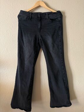 Black Jeans Women's Size 10 Stretch Straight Leg Denim